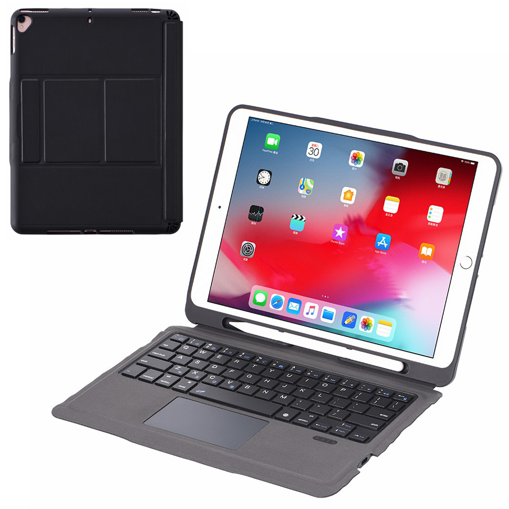 T-206 Clavier Bluetooth Détachable + TPU Tablet Case Pour Ipad 10.2 (2021) / (2020) / (2019) / Ipad Air 10,5 Pouces (2019) / Ipad Pro 10.5-pouces (2017) - le Noir
T-206 Clavier Bluetooth Détachable + TPU Tablet Case Pour Ipad 10.2 (2021) / (2020) / (2019) / Ipad Air 10,5 Pouces (2019) / Ipad Pro 10.5-pouces (2017) - le Noir