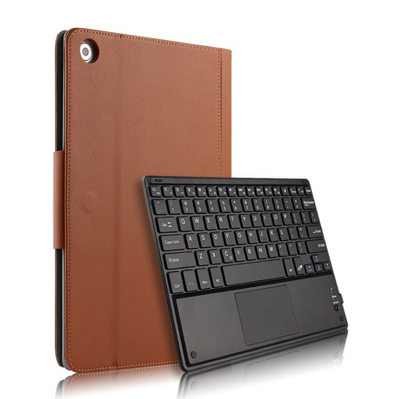 AJIUYU Bluetooth Keyboard Leather Protection Case (Wireless Touch) for Huawei MediaPad M5 lite 10 - Brown, Huawei MediaPad M5 lite 10
AJIUYU Bluetooth Keyboard Leather Protection Case (Wireless Touch) for Huawei MediaPad M5 lite 10 - Brown, Huawei MediaPad M5 lite 10