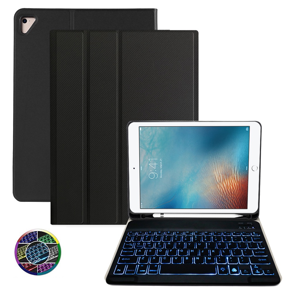 Для IPad 9,7-дюймовый (2017)/(2018)/Pro 9,7 Дюйма (2016)/Air 2/Air (2013). Съемная Портативная Клавиатура Bluetooth 7-цветов - Черный, iPad 9.7-inch (2018)
Для IPad 9,7-дюймовый (2017)/(2018)/Pro 9,7 Дюйма (2016)/Air 2/Air (2013). Съемная Портативная Клавиатура Bluetooth 7-цветов - Черный, iPad 9.7-inch (2018)