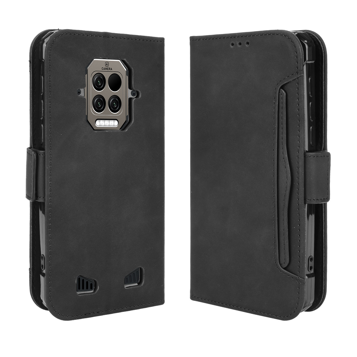 Phone Flip Cover Shock Resistant Phone Cover Leather Phone Wallet Stand Protective Case for Doogee S86 / S86 Pro - Black
Phone Flip Cover Shock Resistant Phone Cover Leather Phone Wallet Stand Protective Case for Doogee S86 / S86 Pro - Black