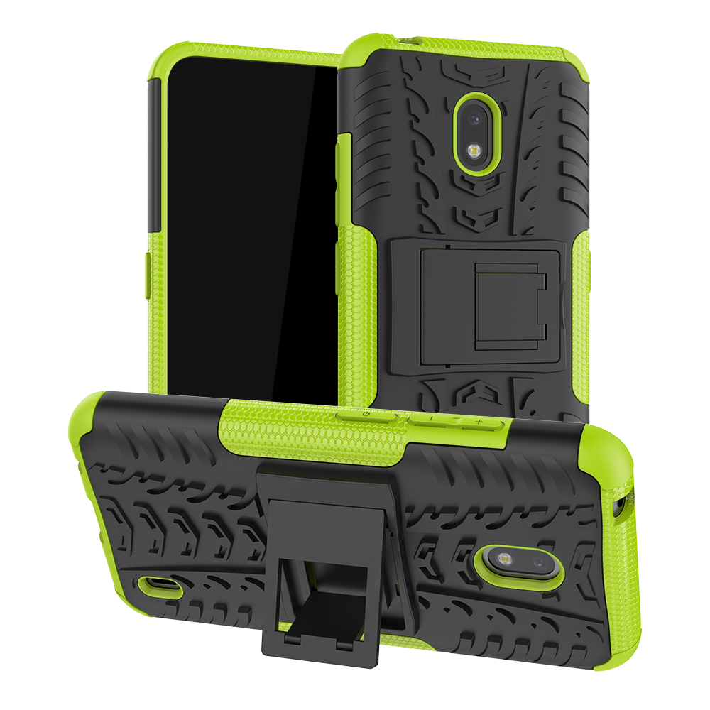 Cool Texture Kickstand Anti-drop PC + TPU Hybrid Case for Nokia 2.2 - Green, Nokia Nokia 2.2
Cool Texture Kickstand Anti-drop PC + TPU Hybrid Case for Nokia 2.2 - Green, Nokia Nokia 2.2