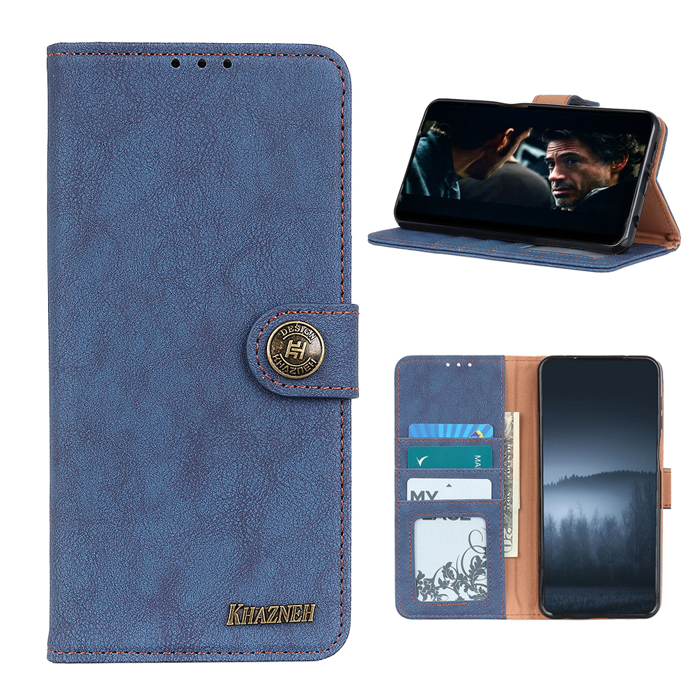 Khazneh Retro Split Leather Shell Brieftasche Stehkofferzubehör Für Nokia 3.4 - Blau, Nokia 3.4
Khazneh Retro Split Leather Shell Brieftasche Stehkofferzubehör Für Nokia 3.4 - Blau, Nokia 3.4