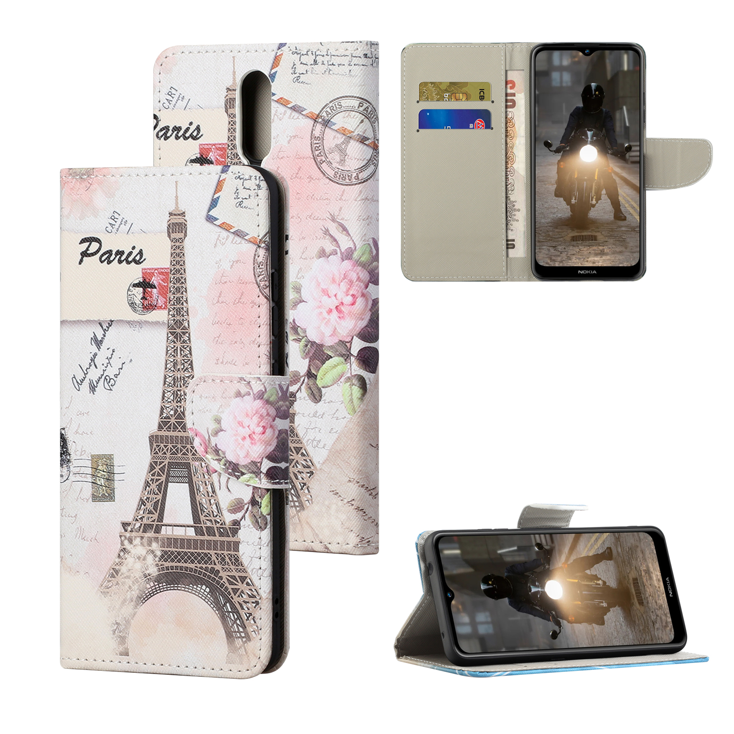 Gemusterte Kreuztextur Leder Brieftasche Für Nokia 2.4 Stand Shell - Eiffelturm, Nokia C20
Gemusterte Kreuztextur Leder Brieftasche Für Nokia 2.4 Stand Shell - Eiffelturm, Nokia C20