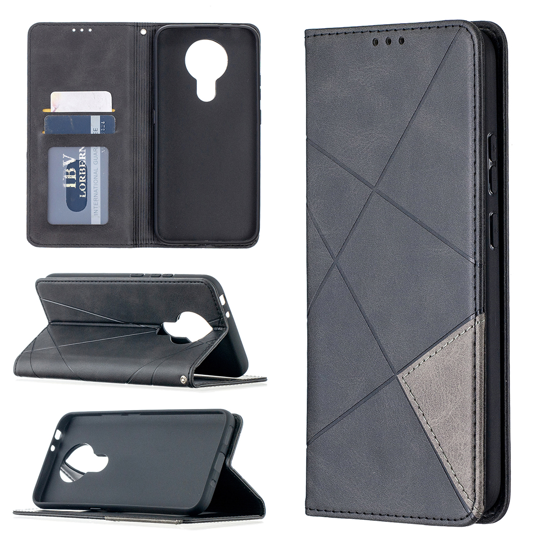 Geometrisches Muster -lederstandgehäuse Mit Kartenschlitzen Für Nokia 3.4 - Schwarz, Nokia 3.4
Geometrisches Muster -lederstandgehäuse Mit Kartenschlitzen Für Nokia 3.4 - Schwarz, Nokia 3.4