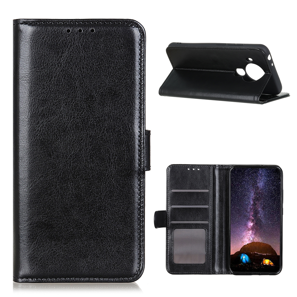 Crazy Horse Wallet Stand Lederabdeckung Für Nokia 5.4 Telefonhülle - Schwarz, Nokia 5.4
Crazy Horse Wallet Stand Lederabdeckung Für Nokia 5.4 Telefonhülle - Schwarz, Nokia 5.4