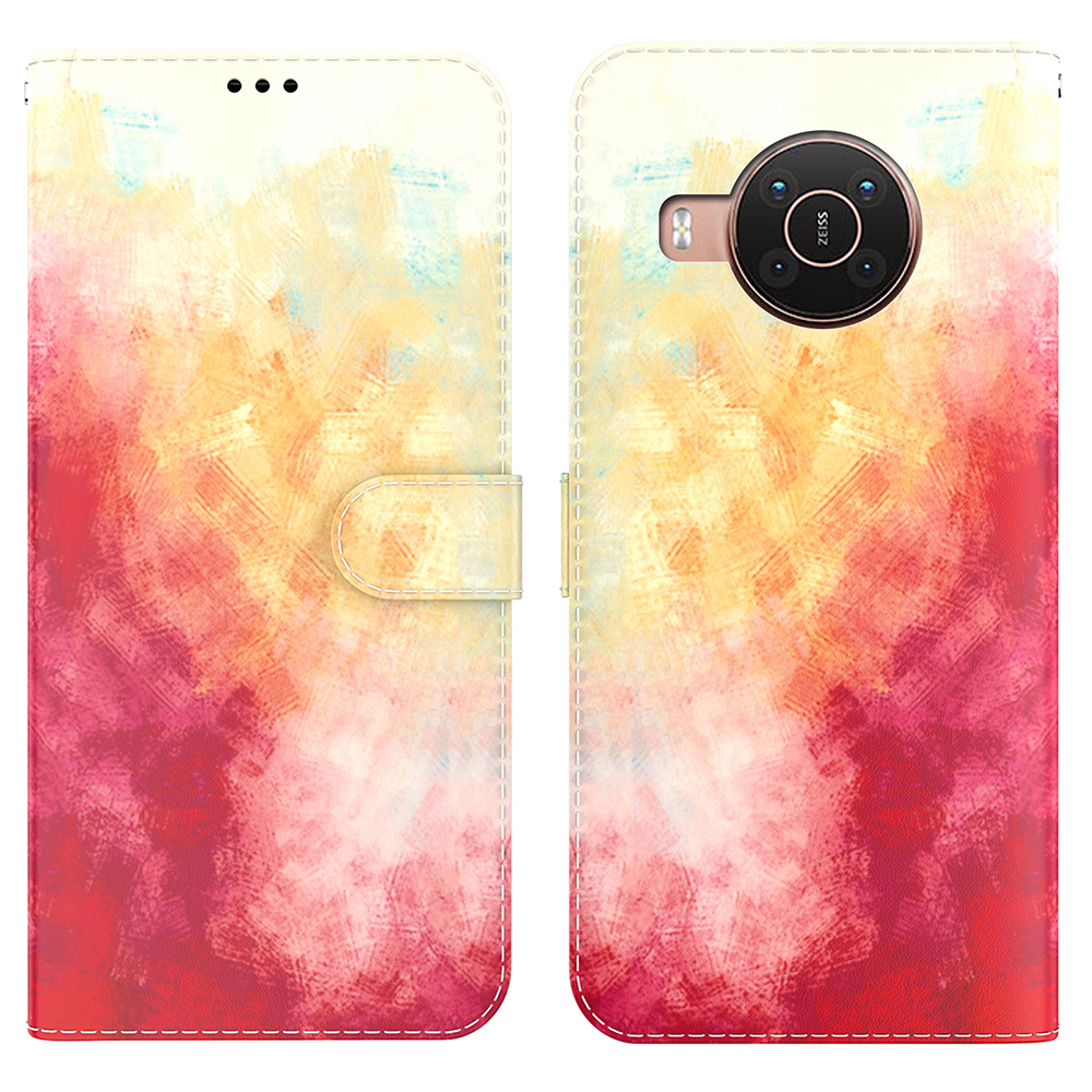 Aquarell-Muster-Serie Premium PU-Leder Stoßdichtes Magnetisches Flip-Ständer-Bumper-Hülle Für Nokia X10 / X20 - Frühlingssakula, Nokia X10 5G
Aquarell-Muster-Serie Premium PU-Leder Stoßdichtes Magnetisches Flip-Ständer-Bumper-Hülle Für Nokia X10 / X20 - Frühlingssakula, Nokia X10 5G