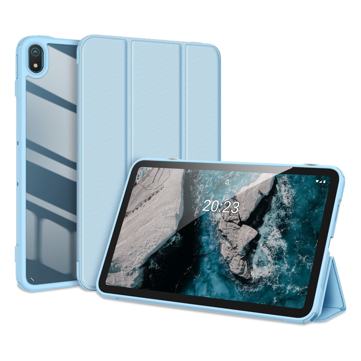 Dux Ducis Toby Trid-Fold Pu Кожаный Чехол Для Планшета С Двумя Углами Для Nokia T20 - Голубые, Nokia T20
Dux Ducis Toby Trid-Fold Pu Кожаный Чехол Для Планшета С Двумя Углами Для Nokia T20 - Голубые, Nokia T20