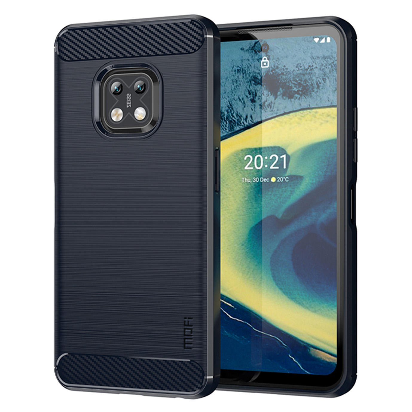 Mofi Stoßdicht Mit Leichtem Carbonfaser -design Weiche TPU -abdeckungskoffer Für Nokia XR20 - Blau, Nokia XR20 5G
Mofi Stoßdicht Mit Leichtem Carbonfaser -design Weiche TPU -abdeckungskoffer Für Nokia XR20 - Blau, Nokia XR20 5G