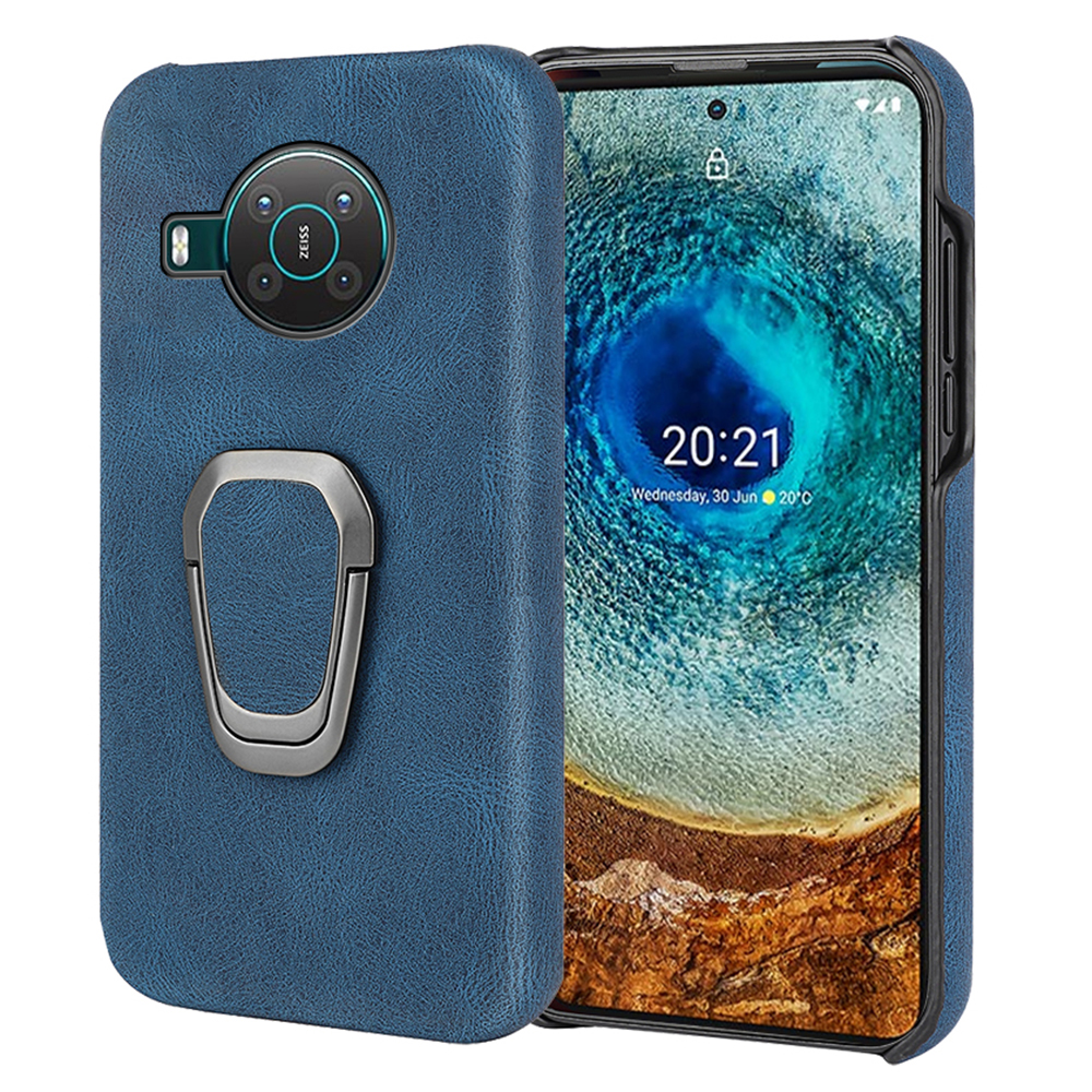 Anti-drop-smooth Touch PU Leder Beschichtete Hardpc-back-shell-hülle Mit Ringkickstand Für Nokia X10 / X20 - Blau, Nokia X10 5G
Anti-drop-smooth Touch PU Leder Beschichtete Hardpc-back-shell-hülle Mit Ringkickstand Für Nokia X10 / X20 - Blau, Nokia X10 5G