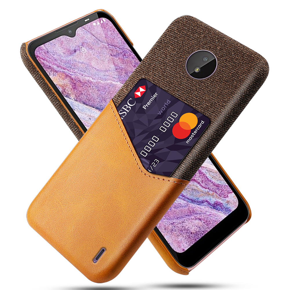 Pour Nokia X70 / C10 / C20 Tissu Doux + PC + PU Cuir à 3 Couches Couvre-amortisseur Avec Support de Carte - Orange, Nokia Nokia C20
Pour Nokia X70 / C10 / C20 Tissu Doux + PC + PU Cuir à 3 Couches Couvre-amortisseur Avec Support de Carte - Orange, Nokia Nokia C20