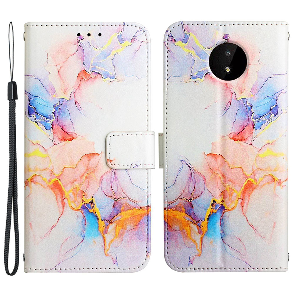 Série en Cuir Imprimée YB Série 5 Pour Nokia C20 Modèle en Marbre Imprimé PU Cuir pu Case de Protection Tout Autour - Milky Way Marble White LS004
Série en Cuir Imprimée YB Série 5 Pour Nokia C20 Modèle en Marbre Imprimé PU Cuir pu Case de Protection Tout Autour - Milky Way Marble White LS004