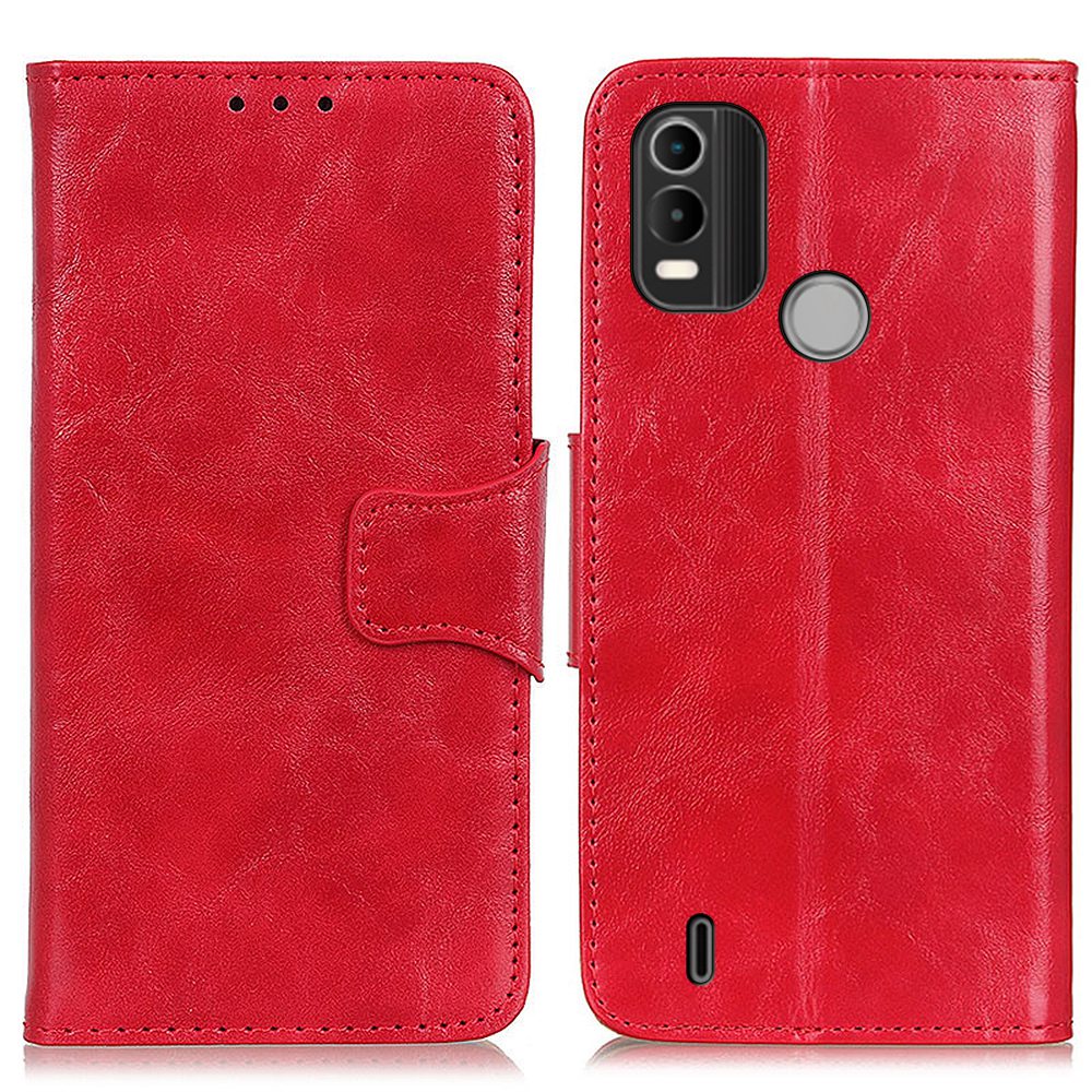 Für Nokia C21 Plus Geteiltes Leder -magnetverschlussständer Foliebildhülle Crazy Horse Textur Wallet Flip Cover - Rot, Nokia C21 Plus 4G
Für Nokia C21 Plus Geteiltes Leder -magnetverschlussständer Foliebildhülle Crazy Horse Textur Wallet Flip Cover - Rot, Nokia C21 Plus 4G