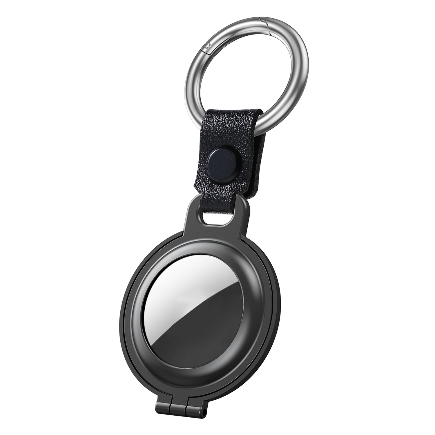 Aluminum Alloy Metal Frame Protective Cover with Key Ring for Apple AirTags Holder Protector - Dark Grey, AirTag
Aluminum Alloy Metal Frame Protective Cover with Key Ring for Apple AirTags Holder Protector - Dark Grey, AirTag