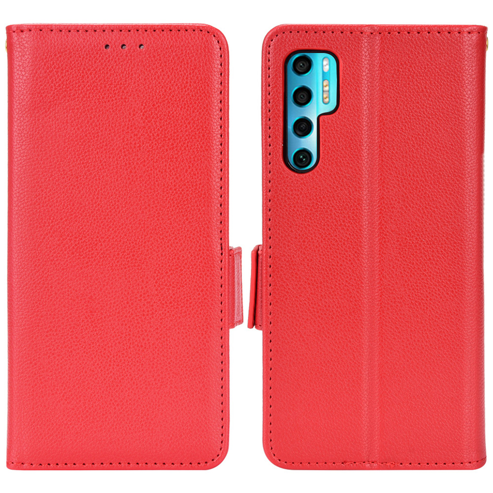 Support Mains Libres Litchi Texture pu Couvercle de Fermeture Magnétique à Double Couverture de Fermeture Magnétique Double Pour TCL 20 Pro 5G - Rouge
Support Mains Libres Litchi Texture pu Couvercle de Fermeture Magnétique à Double Couverture de Fermeture Magnétique Double Pour TCL 20 Pro 5G - Rouge