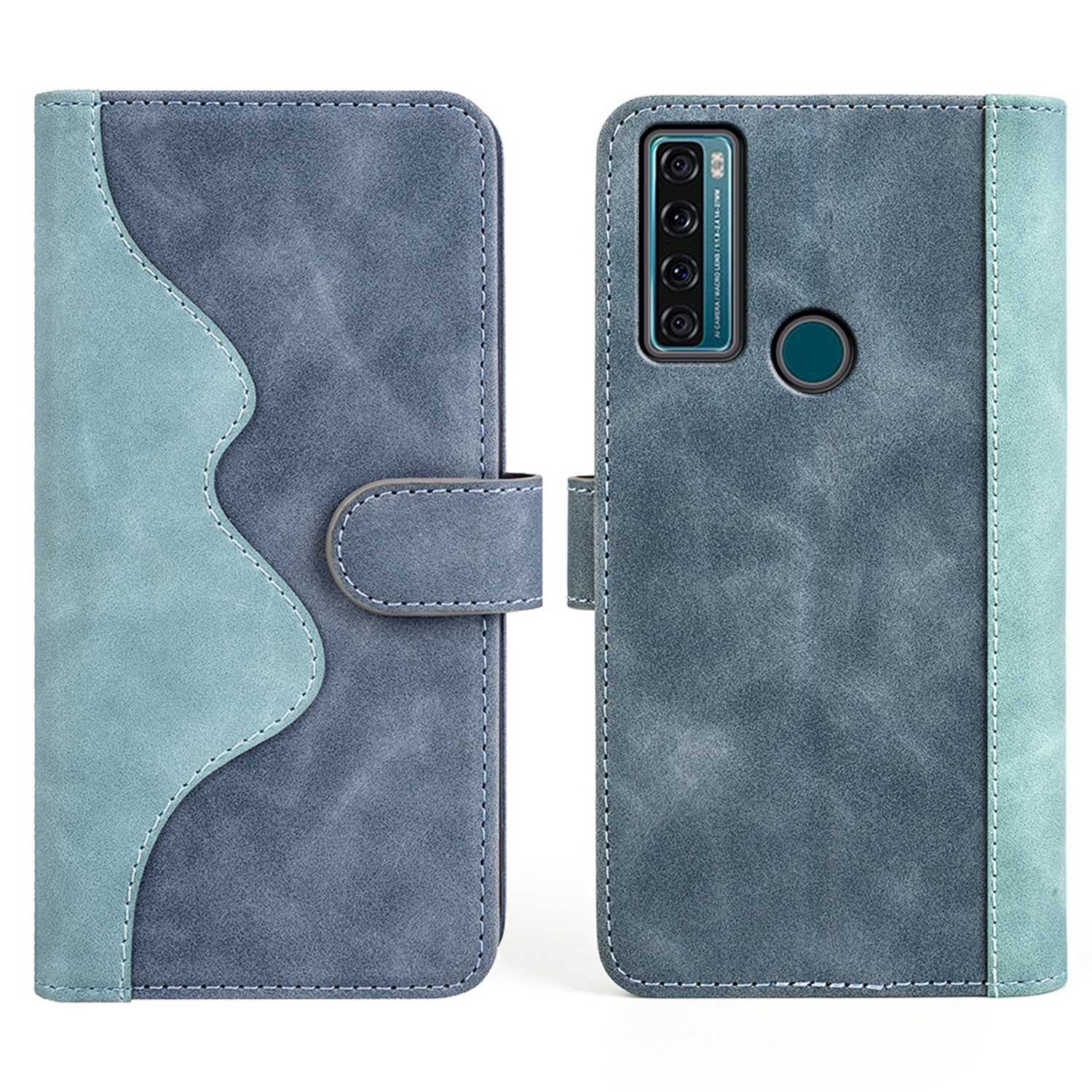 Farbspleiß PU Leder Hülle Für TCL 20 SE, Allround Protection Wallet Stand Function Telefon Shell - Blau, TCL 20 SE
Farbspleiß PU Leder Hülle Für TCL 20 SE, Allround Protection Wallet Stand Function Telefon Shell - Blau, TCL 20 SE