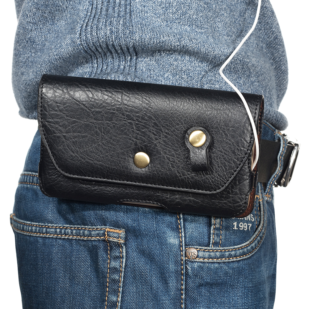 5.2 inch Universal Earphone Hole Leather Flip Waist Bag for iPhone Samsung etc - Black, iPhone 8 4.7 inch
5.2 inch Universal Earphone Hole Leather Flip Waist Bag for iPhone Samsung etc - Black, iPhone 8 4.7 inch