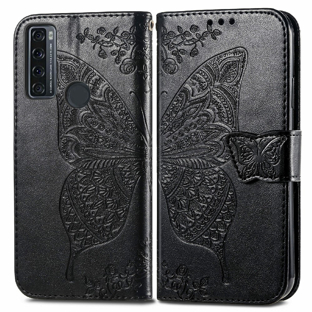 Schmetterlingsblumen -sprudelmuster Leder Brieftasche Mobiltelefon Hülle Für TCL 20 SE - Schwarz, TCL 20 SE
Schmetterlingsblumen -sprudelmuster Leder Brieftasche Mobiltelefon Hülle Für TCL 20 SE - Schwarz, TCL 20 SE