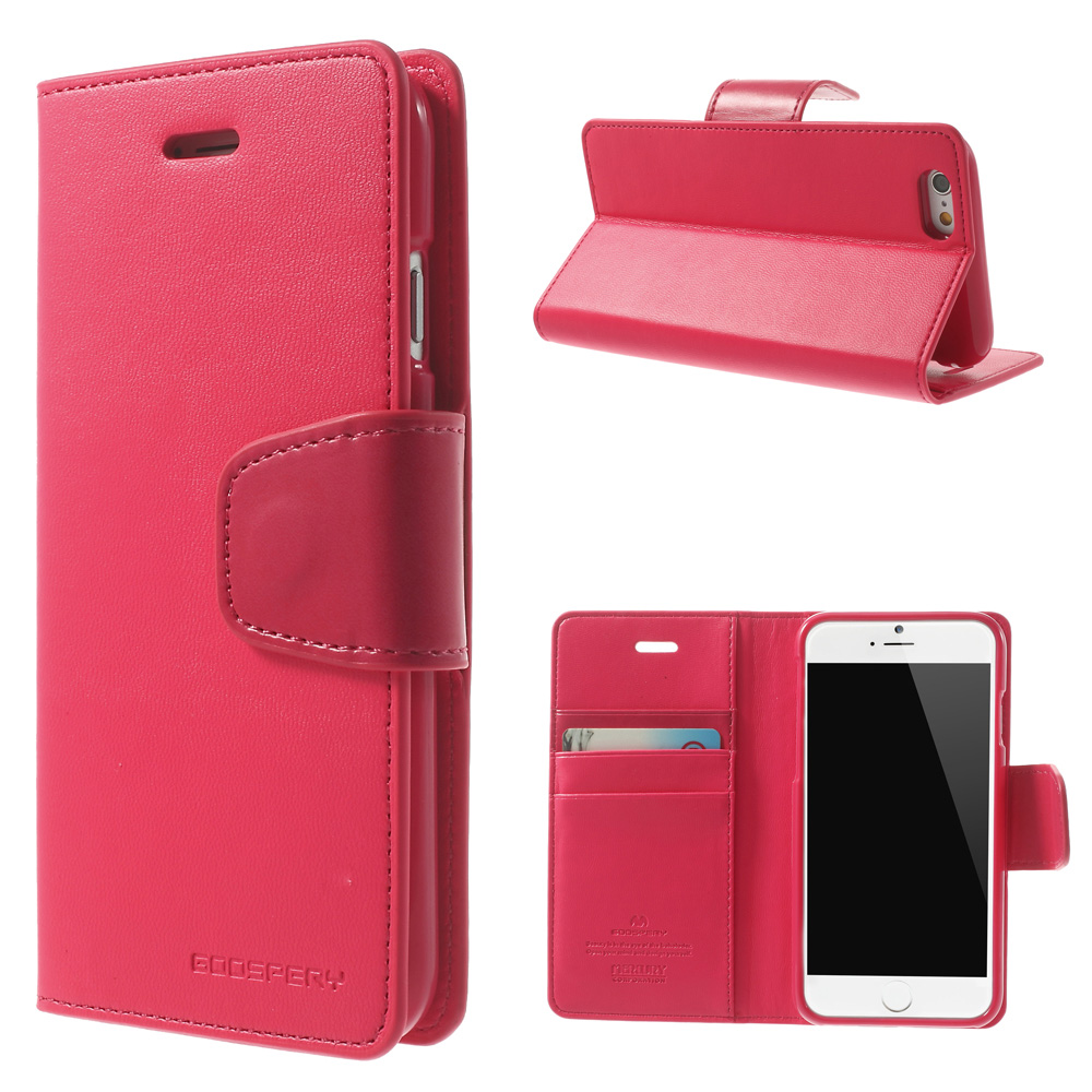 MERCURY Goospery Sonata Diary Stand Leather Protective Case for iPhone 6 Plus / 6s Plus - Rose, iPhone 6 Plus 5.5 inch
MERCURY Goospery Sonata Diary Stand Leather Protective Case for iPhone 6 Plus / 6s Plus - Rose, iPhone 6 Plus 5.5 inch