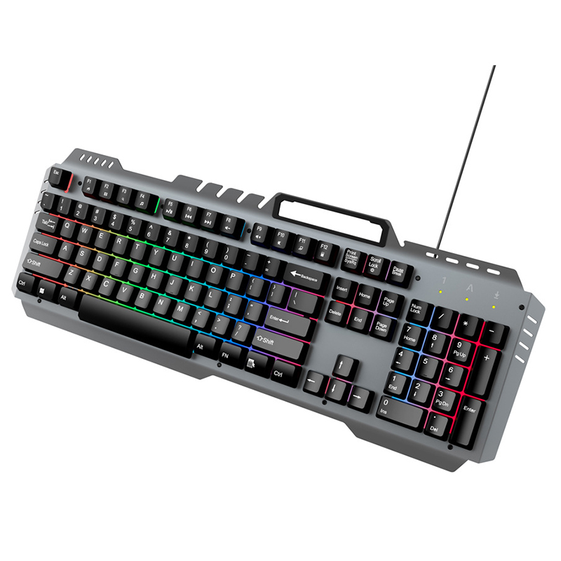 T-wolf T16 Mechanisches Gefühl Tastatur USB Wired Metal Panel LED Backligit Gaming-tastatur Mit Telefonklasse
T-wolf T16 Mechanisches Gefühl Tastatur USB Wired Metal Panel LED Backligit Gaming-tastatur Mit Telefonklasse