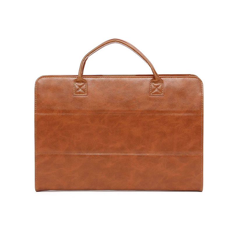 Crazy Horse PU Leather Laptop Bag Laptop Sleeve Case with Supporting Stand for 12" Laptop Macbook - Brown
Crazy Horse PU Leather Laptop Bag Laptop Sleeve Case with Supporting Stand for 12" Laptop Macbook - Brown