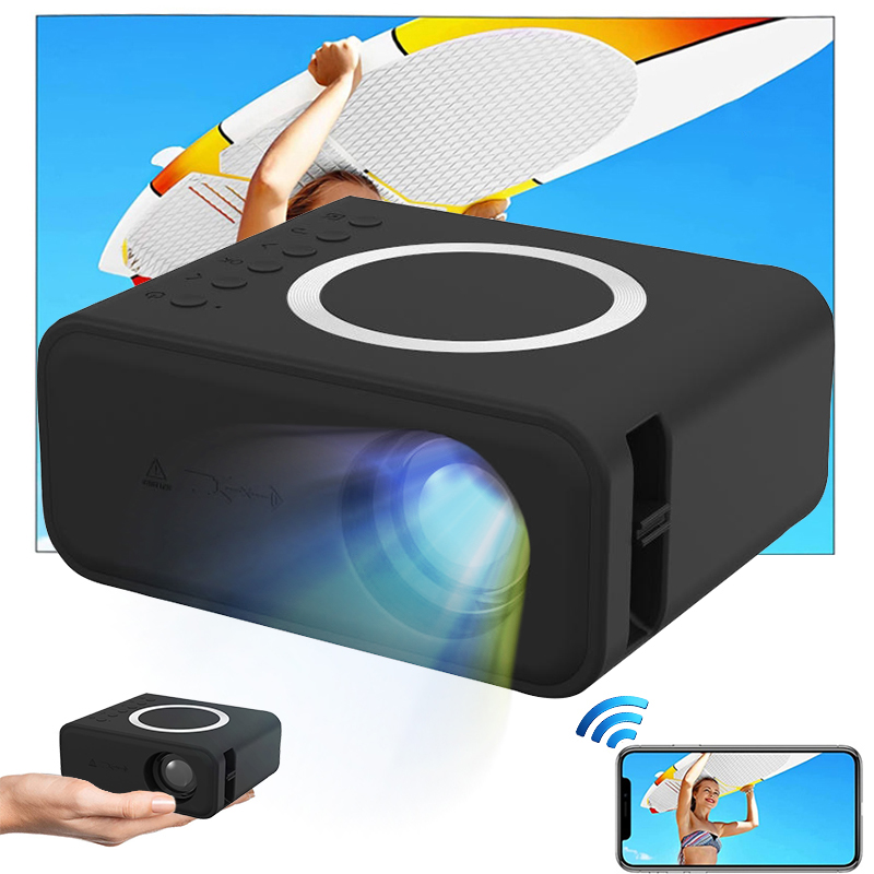 T300S 320x240 24ansi Lumen LCD Projector Home Theatre Mini Projector Support Kabel Verdrahtet / Drahtloser Synchronisationsbildschirm - Schwarz / EU -stecker
T300S 320x240 24ansi Lumen LCD Projector Home Theatre Mini Projector Support Kabel Verdrahtet / Drahtloser Synchronisationsbildschirm - Schwarz / EU -stecker