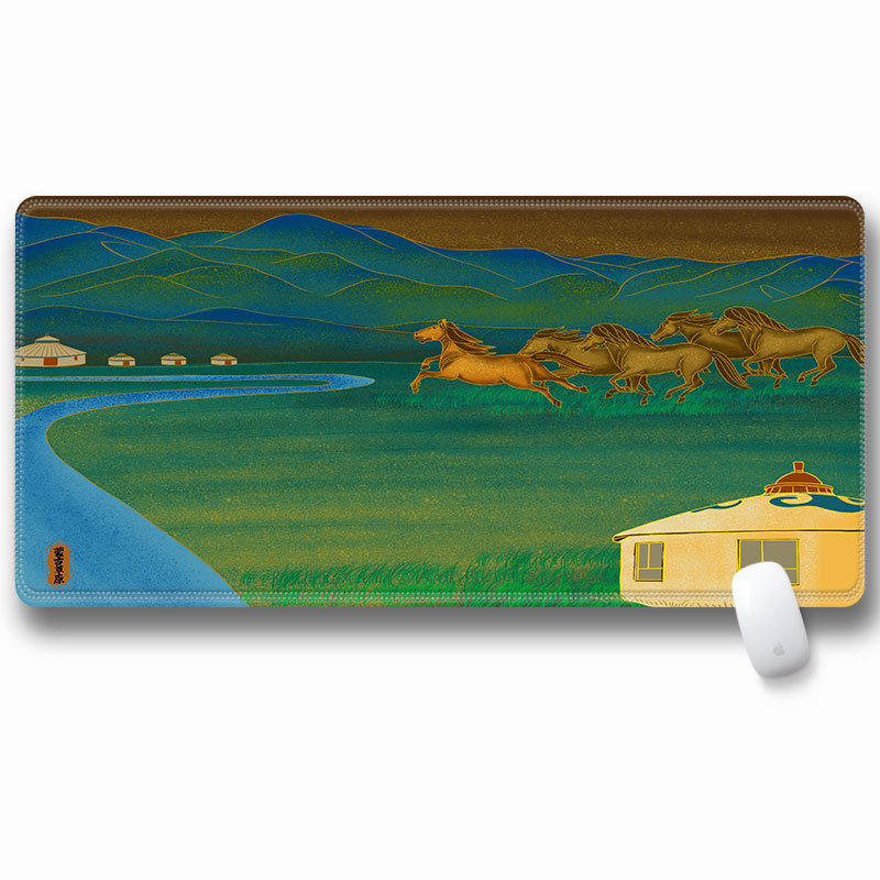 Large Chinoiserie Pattern Rubber Mouse Pad Non-slip Mouse Mat Mousepad, Size: 300x800x3mm - Style D
Large Chinoiserie Pattern Rubber Mouse Pad Non-slip Mouse Mat Mousepad, Size: 300x800x3mm - Style D