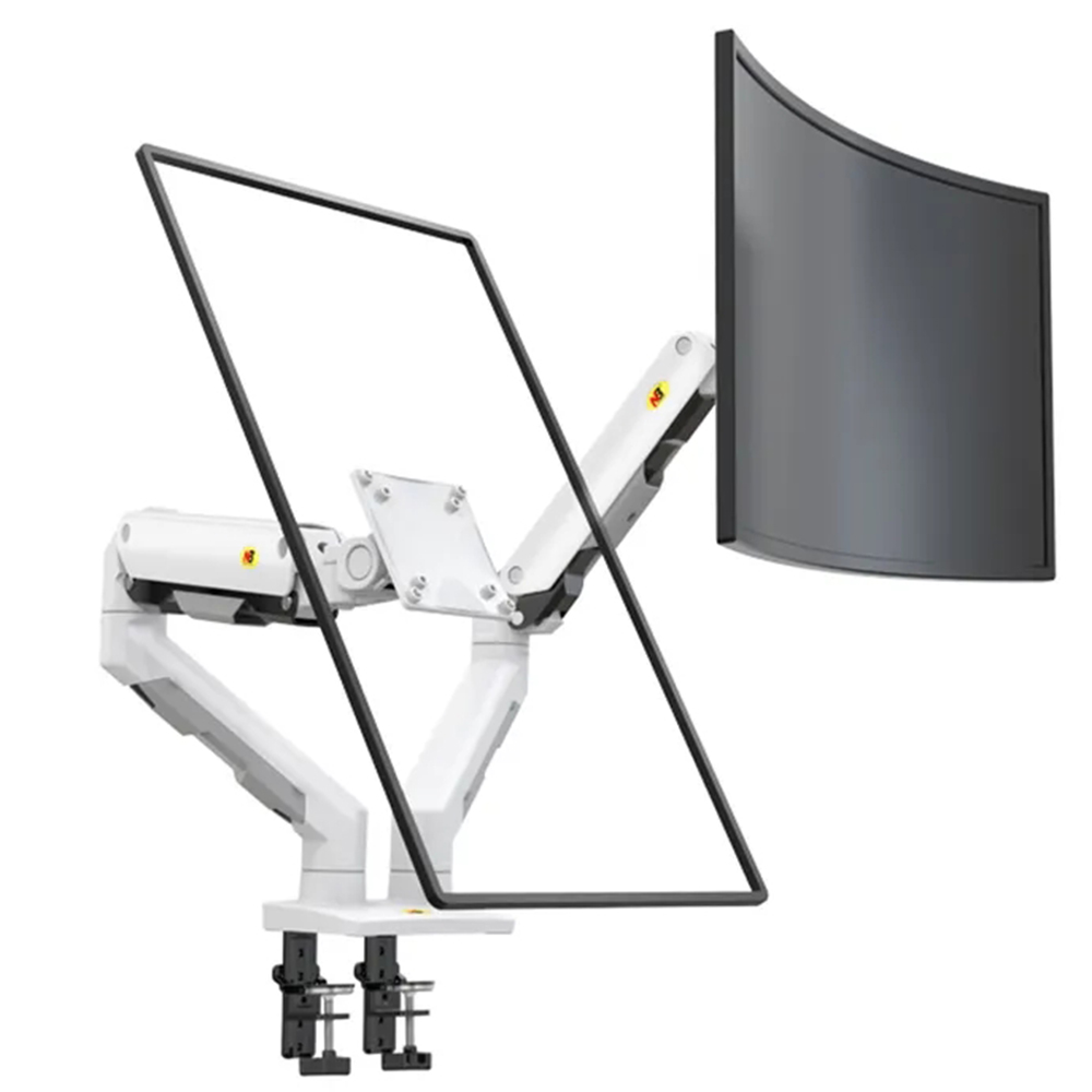 NB G55 Desk Dual Monitor Ständer Einstellbare Federmonitor Armmontage Für 27-34 Zoll Computer, Lädt 5-16 kg - Weiss
NB G55 Desk Dual Monitor Ständer Einstellbare Federmonitor Armmontage Für 27-34 Zoll Computer, Lädt 5-16 kg - Weiss