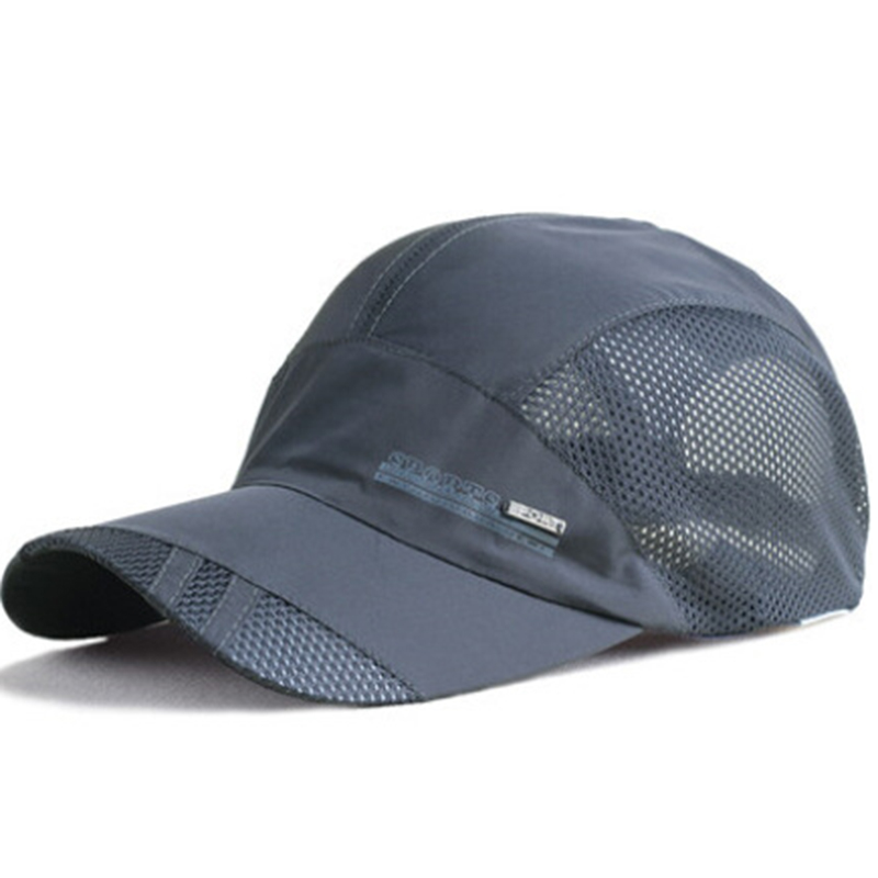 Sommer Outdoor Sport Sunproof Hat Mesh Design Schnell Trockener Baseballkappe - Dunkelgrau
Sommer Outdoor Sport Sunproof Hat Mesh Design Schnell Trockener Baseballkappe - Dunkelgrau