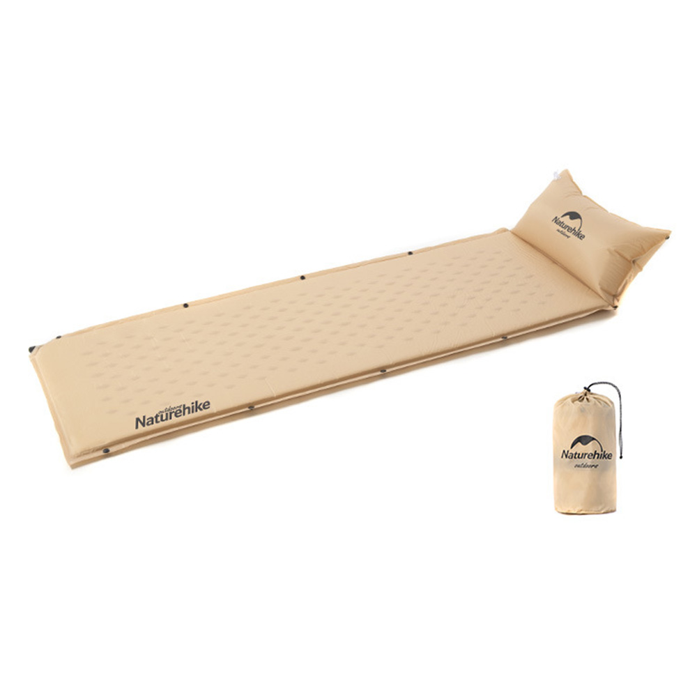 Naturehike Outdoor One-person Auto Inblasable Mat 190T Composite PVC Camping Feuchtigkeitsdichtes Pad Mit Kissen - Tongelb
Naturehike Outdoor One-person Auto Inblasable Mat 190T Composite PVC Camping Feuchtigkeitsdichtes Pad Mit Kissen - Tongelb