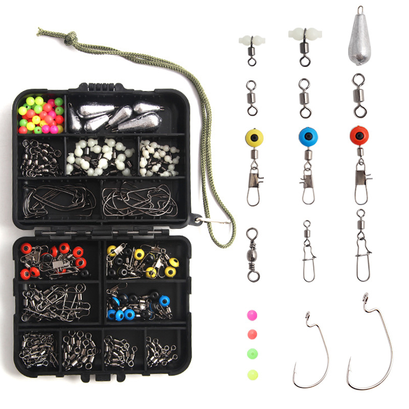 Xy-254 176pcs / Set Sea Fishing Tackle Kit Sinker Gewicht Rolling Drehschnee -jig Haken Fischereiperlen Set Set Set
Xy-254 176pcs / Set Sea Fishing Tackle Kit Sinker Gewicht Rolling Drehschnee -jig Haken Fischereiperlen Set Set Set