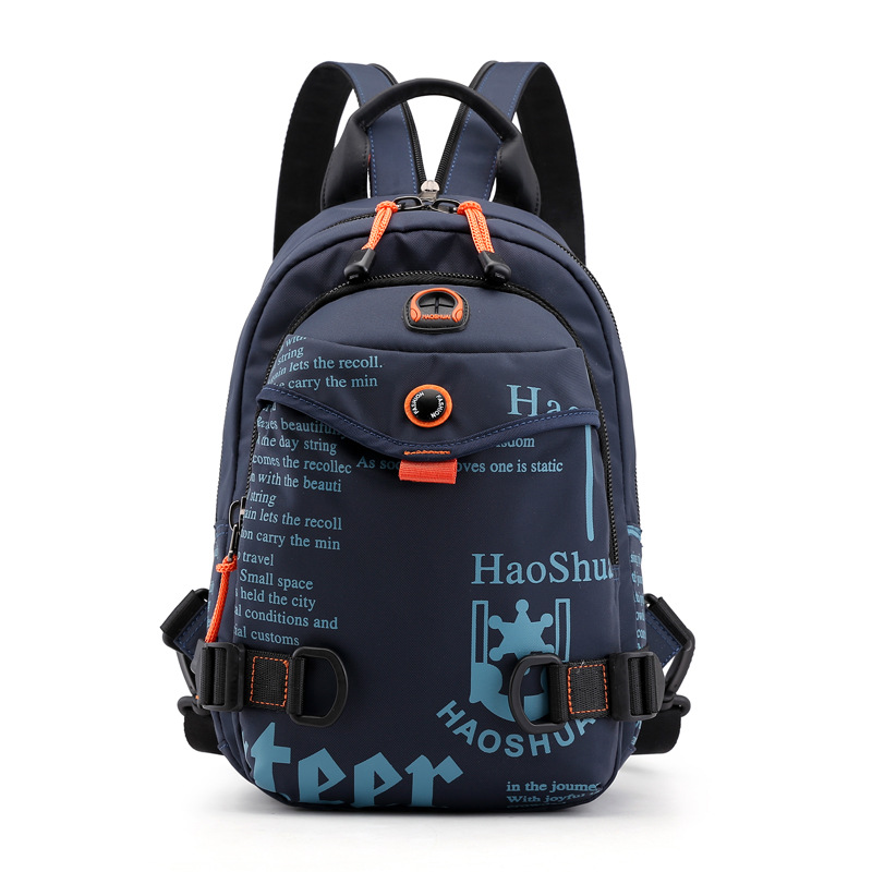 Haoshuai 5122 (neue Version) Multifunktionsmännchen Chest Bag Rucksack Anti-splash-nylon-freizeit-einzel-umhängetasche - Dunkelblau
Haoshuai 5122 (neue Version) Multifunktionsmännchen Chest Bag Rucksack Anti-splash-nylon-freizeit-einzel-umhängetasche - Dunkelblau