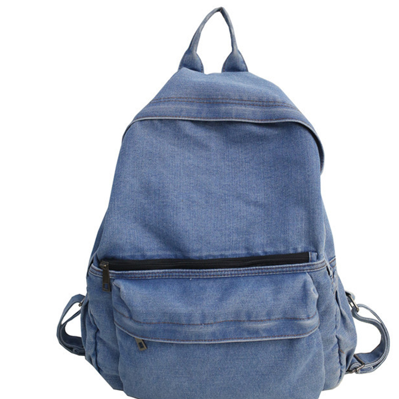 Vintage Denim Rucksack Umhängetasche Männer Frauen Lässig Schulreise Daypack - Baby Blau
Vintage Denim Rucksack Umhängetasche Männer Frauen Lässig Schulreise Daypack - Baby Blau