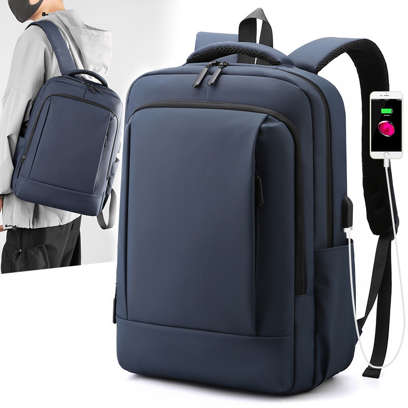 Männer Business Casual Travel Rucksack Nylon Laptop Daypack Mit USB -ladeschnittstelle - Blau
Männer Business Casual Travel Rucksack Nylon Laptop Daypack Mit USB -ladeschnittstelle - Blau