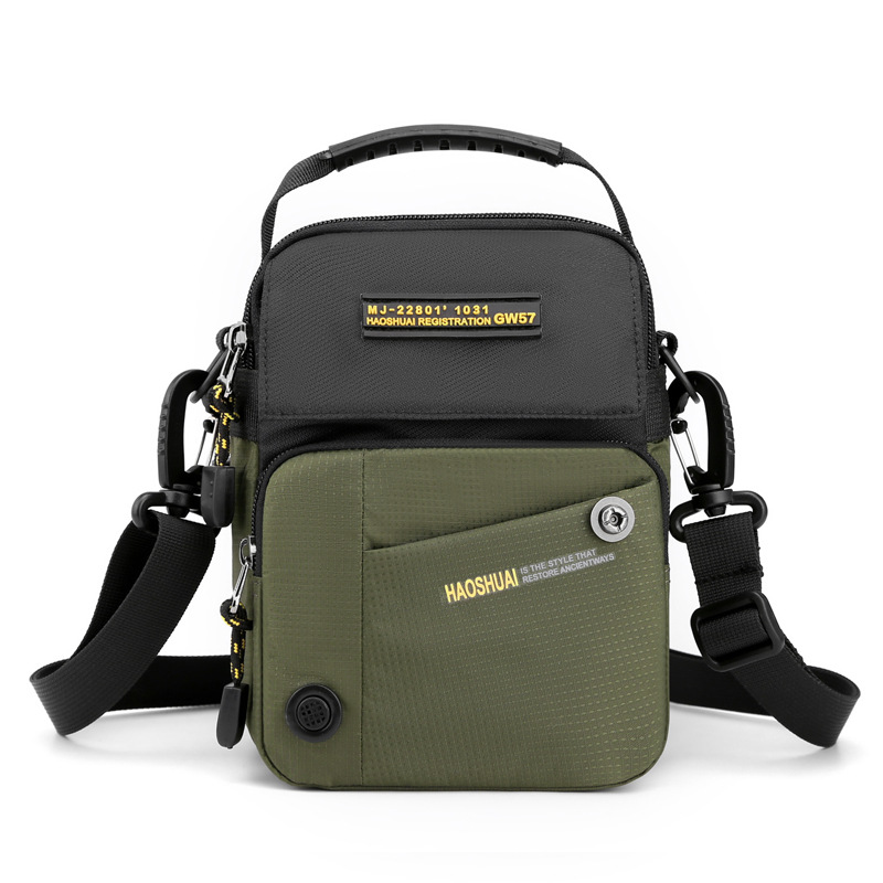 Haoshuai 6809 Wasserabweisende Nylon Crossbody Bag Herren-nutzung Täglichem Telefon Mit Beutel-travel-umhängetasche - Armeegrün
Haoshuai 6809 Wasserabweisende Nylon Crossbody Bag Herren-nutzung Täglichem Telefon Mit Beutel-travel-umhängetasche - Armeegrün