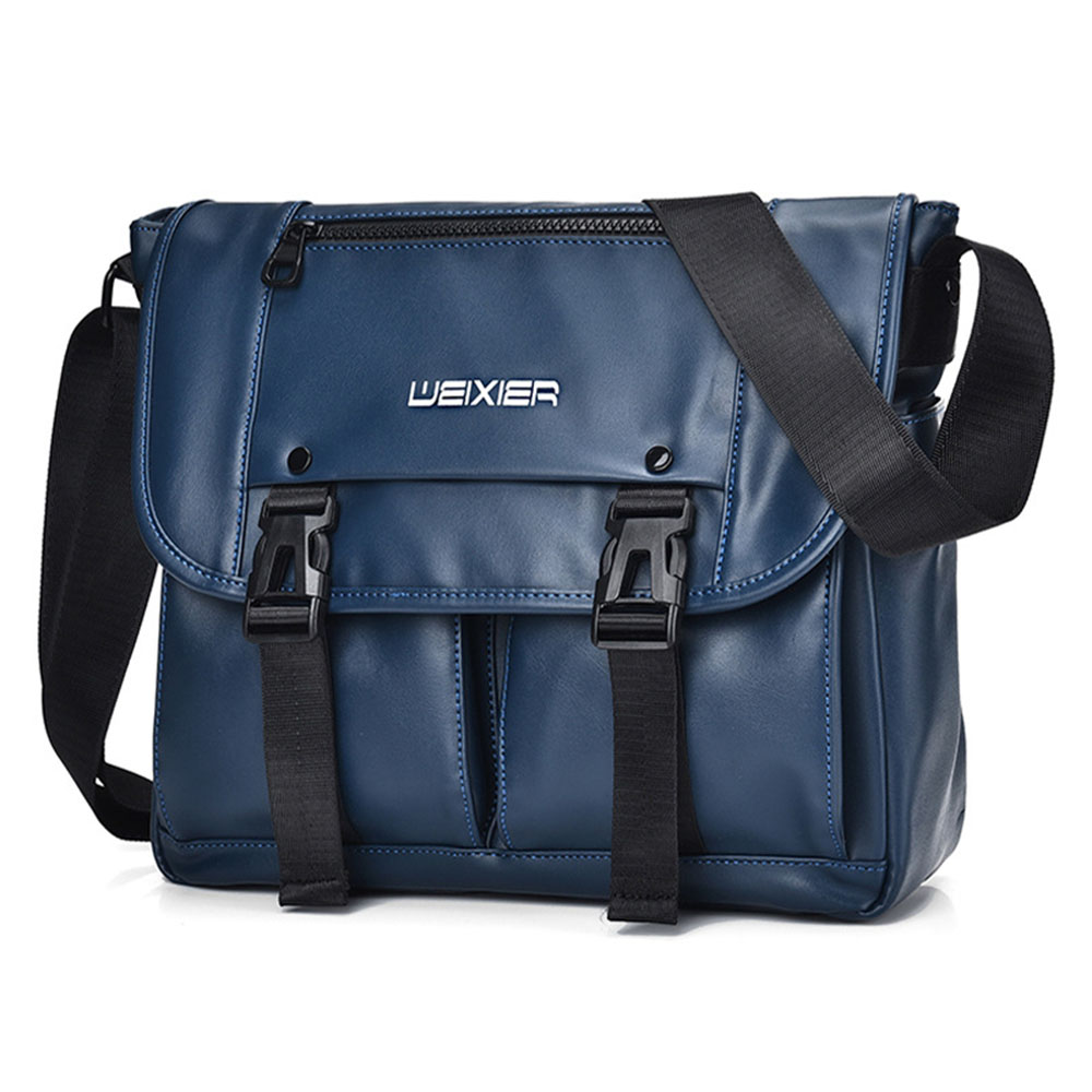 Weixier D269 Stylish Men Messenger Bag PU Leder Wasserdichte Einzelschützer -crossbody -tasche - Blau
Weixier D269 Stylish Men Messenger Bag PU Leder Wasserdichte Einzelschützer -crossbody -tasche - Blau