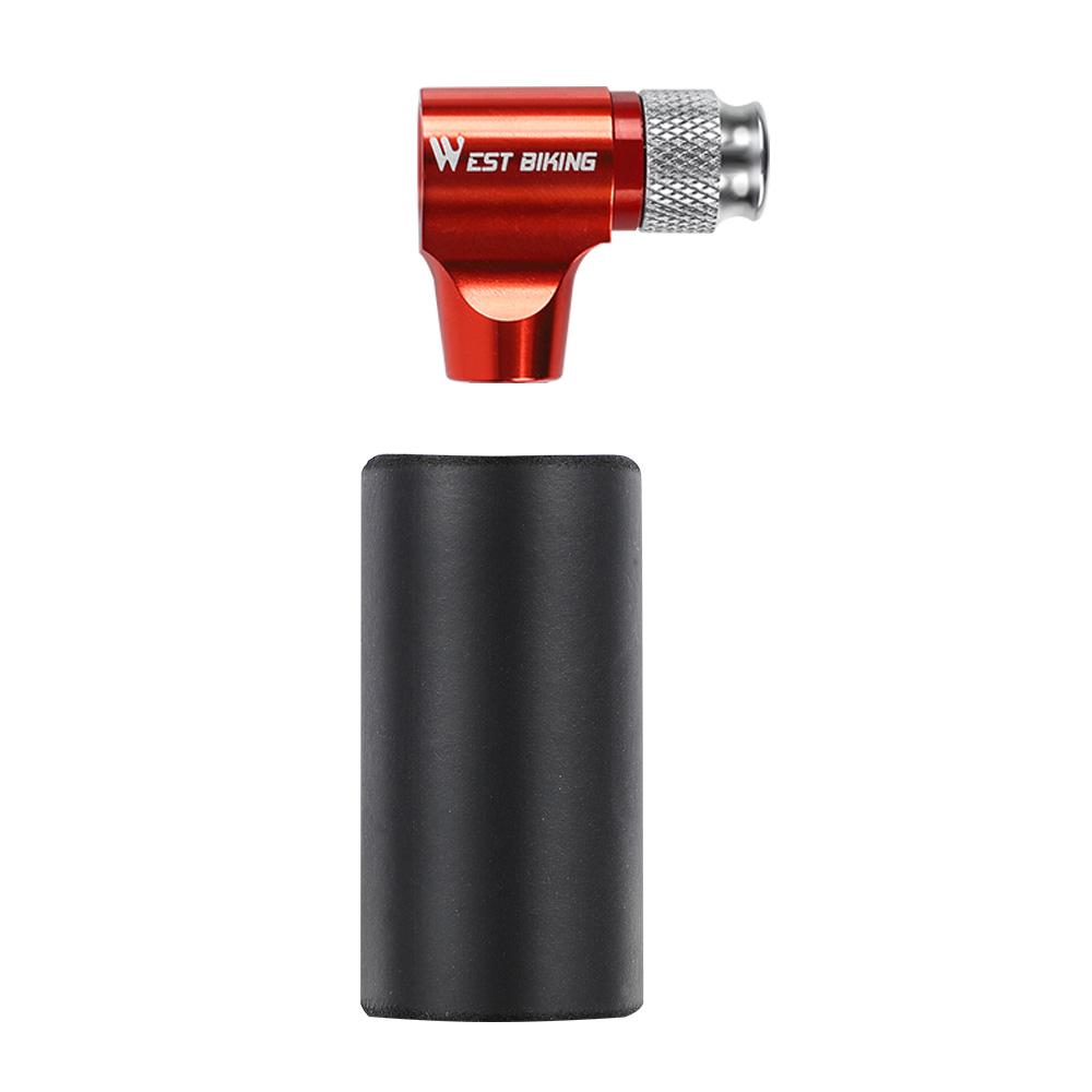 WEST BIKING A/V and F/V Universal Bicycle Inflator CO2 Gas Cylinder Mini Inflation Pump - Red
WEST BIKING A/V and F/V Universal Bicycle Inflator CO2 Gas Cylinder Mini Inflation Pump - Red