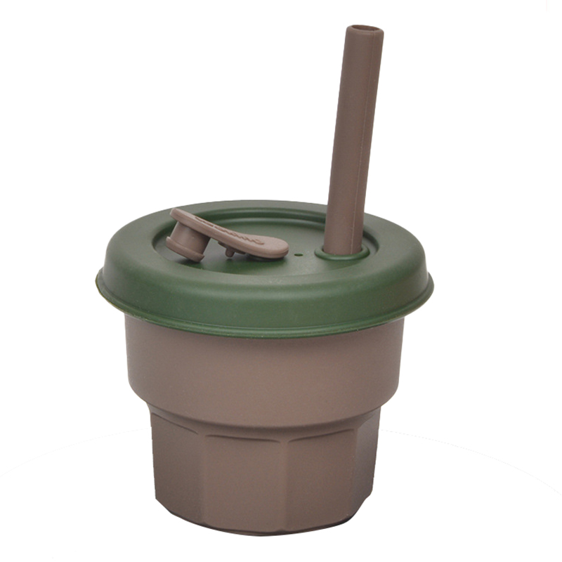 DS11094 300 ml Baby Silikonbecher Strohwasserbecher Kinderleckflasche (mit FDA -zertifizierung) - Kaffee / Schwarzgrün
DS11094 300 ml Baby Silikonbecher Strohwasserbecher Kinderleckflasche (mit FDA -zertifizierung) - Kaffee / Schwarzgrün