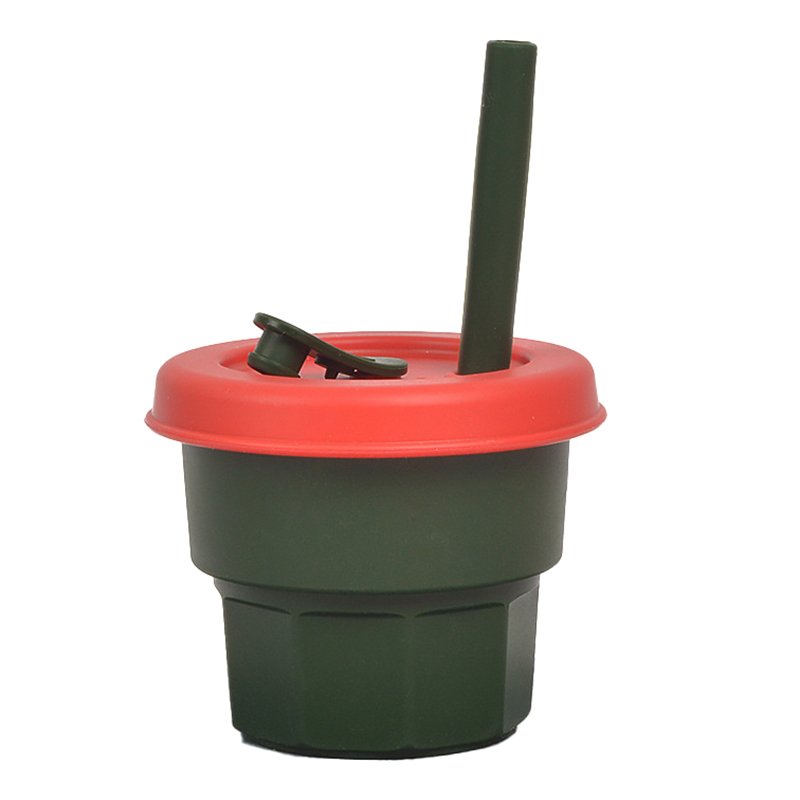 DS11094 300 ml Baby Silikonbecher Strohwasserbecher Kinderleckflasche (mit FDA -zertifizierung) - Schwarzgrün / Dunkelrot
DS11094 300 ml Baby Silikonbecher Strohwasserbecher Kinderleckflasche (mit FDA -zertifizierung) - Schwarzgrün / Dunkelrot