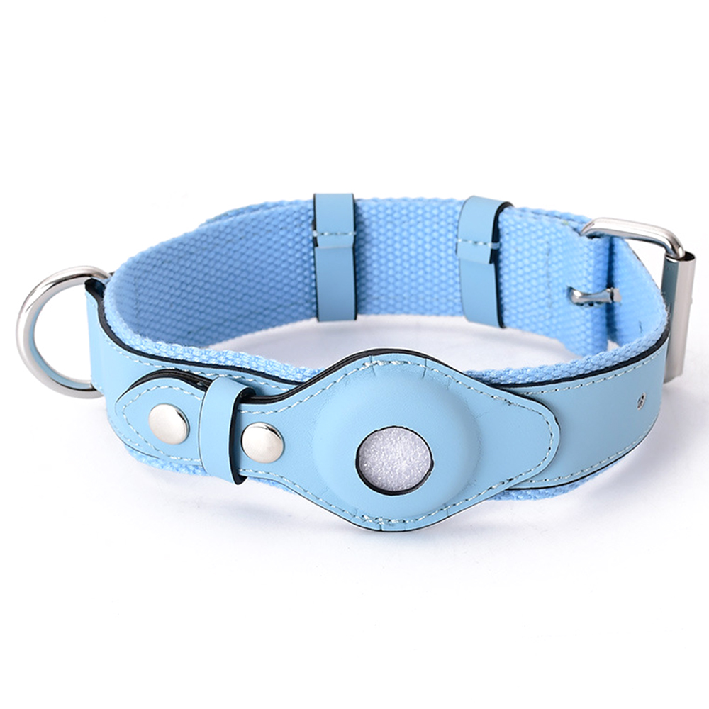 Für Apple Airtag Tracker Haustierkragen PU Leder+canvas Anti-Lost Verstellbares Hundekragen St. Größe M - Blau, AirTag
Für Apple Airtag Tracker Haustierkragen PU Leder+canvas Anti-Lost Verstellbares Hundekragen St. Größe M - Blau, AirTag