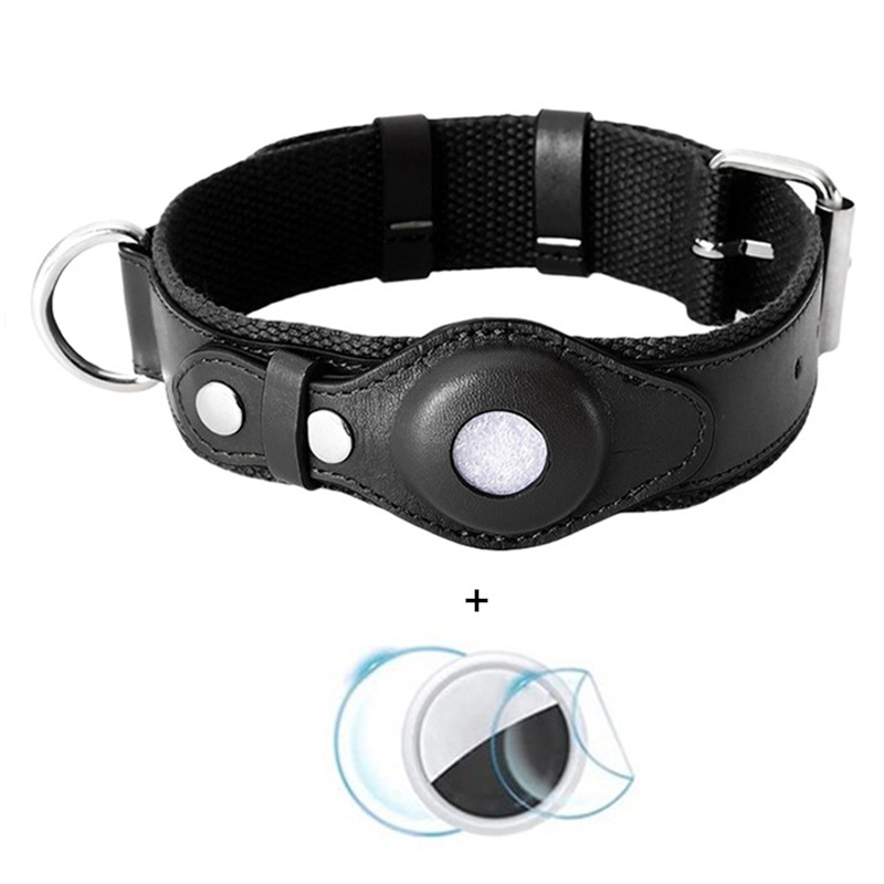 PU Leder+canvas Verstellbare Haustierkragen Für Apfellufttag Anti-lost-locator Haustierhändlinge, Größe L - Schwarz, AirTag
PU Leder+canvas Verstellbare Haustierkragen Für Apfellufttag Anti-lost-locator Haustierhändlinge, Größe L - Schwarz, AirTag