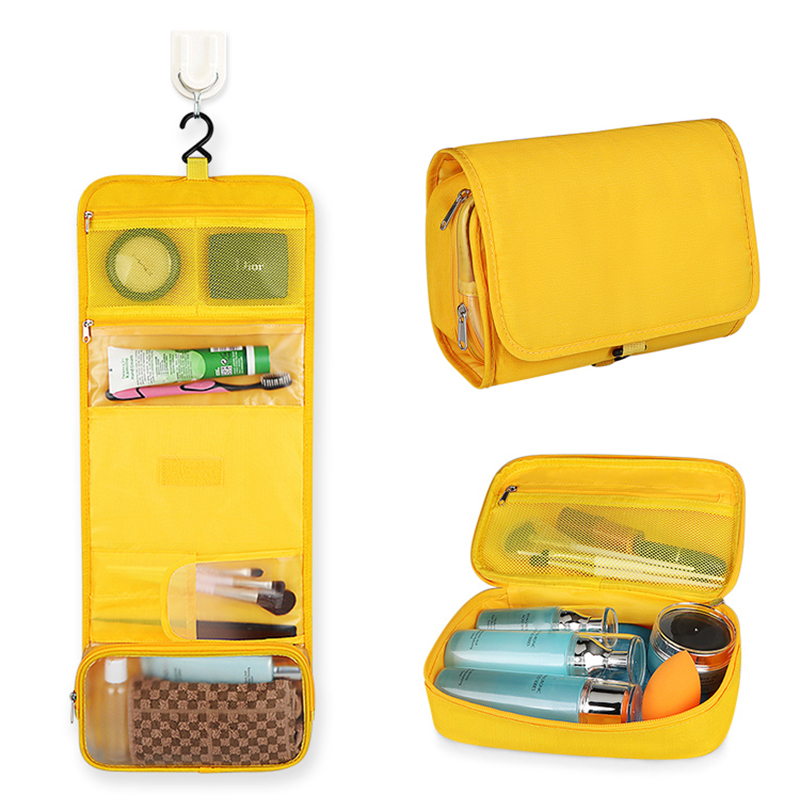 XS02S Nylon Waterproof Travel Hanging Toiletry Bag Makeup Cosmetics Storage Pouch with Detachable Small Bag - Yellow
XS02S Nylon Waterproof Travel Hanging Toiletry Bag Makeup Cosmetics Storage Pouch with Detachable Small Bag - Yellow