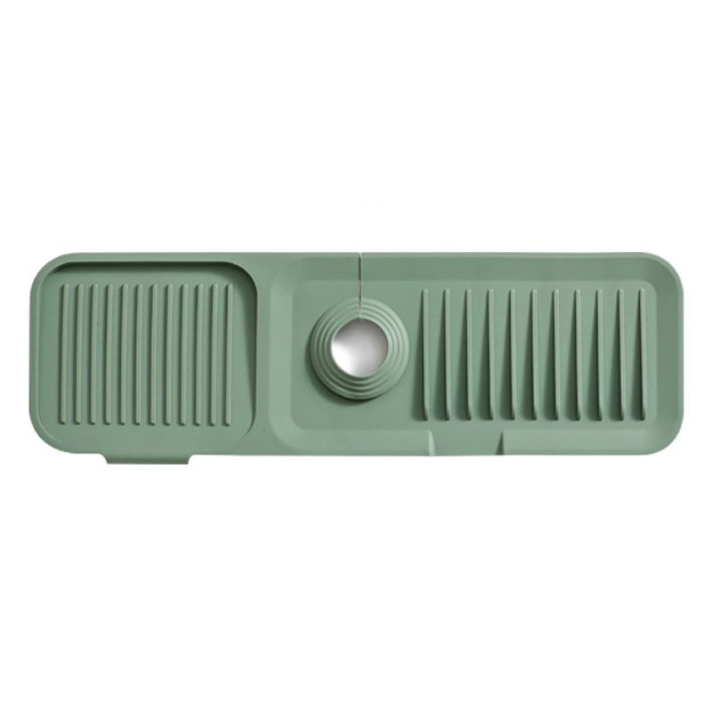 LSD-1 Silikonspüle Splash Guard Seife Schwammhalter Wasserhahn Griff Tropffänger Tablett, Größe xl - Schwarzgrün
LSD-1 Silikonspüle Splash Guard Seife Schwammhalter Wasserhahn Griff Tropffänger Tablett, Größe xl - Schwarzgrün