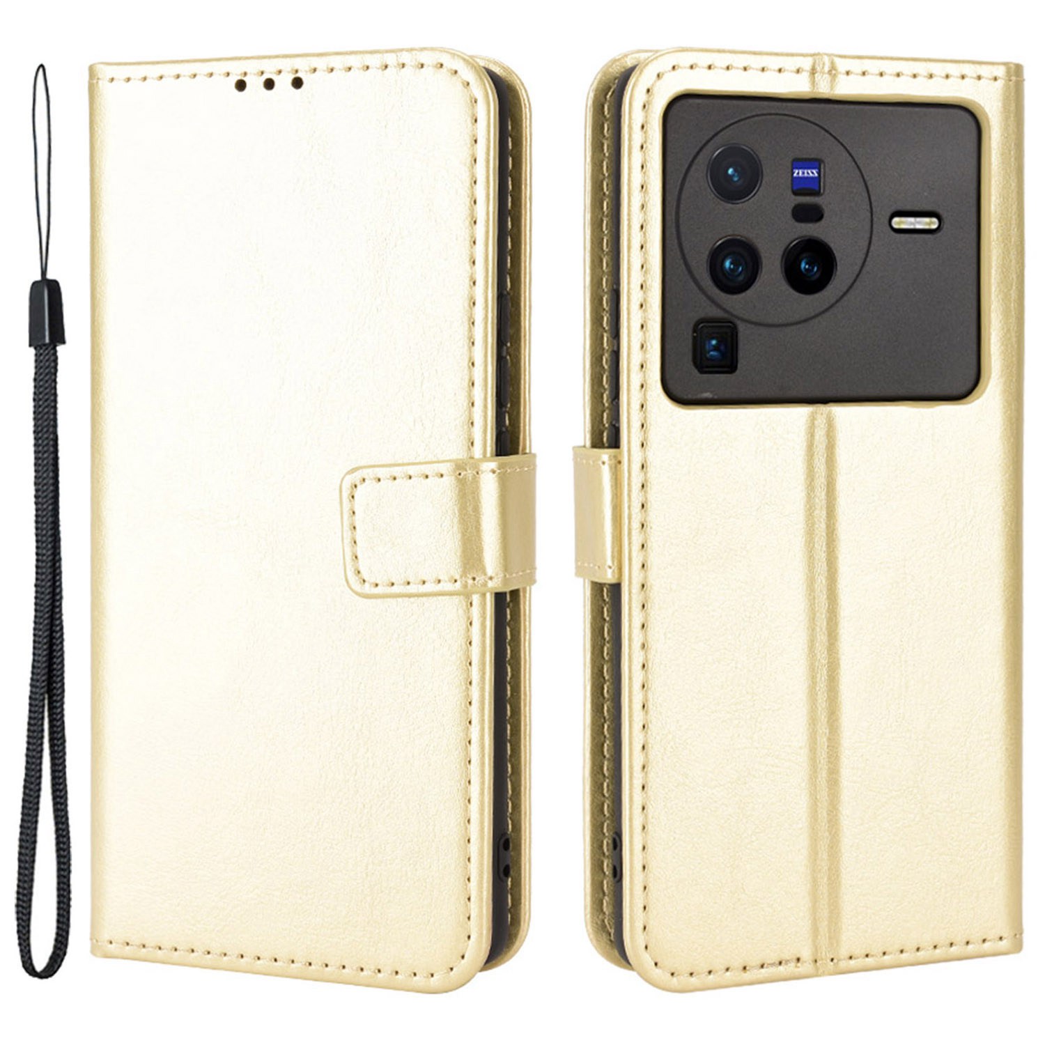 Crazy Horse Texture Phone Hülle Für Vivo X80 Pro 5g, pu Leder Brieftasche Magnetic Clasp -abdeckung - Gold, vivo X80 Pro 5G
Crazy Horse Texture Phone Hülle Für Vivo X80 Pro 5g, pu Leder Brieftasche Magnetic Clasp -abdeckung - Gold, vivo X80 Pro 5G