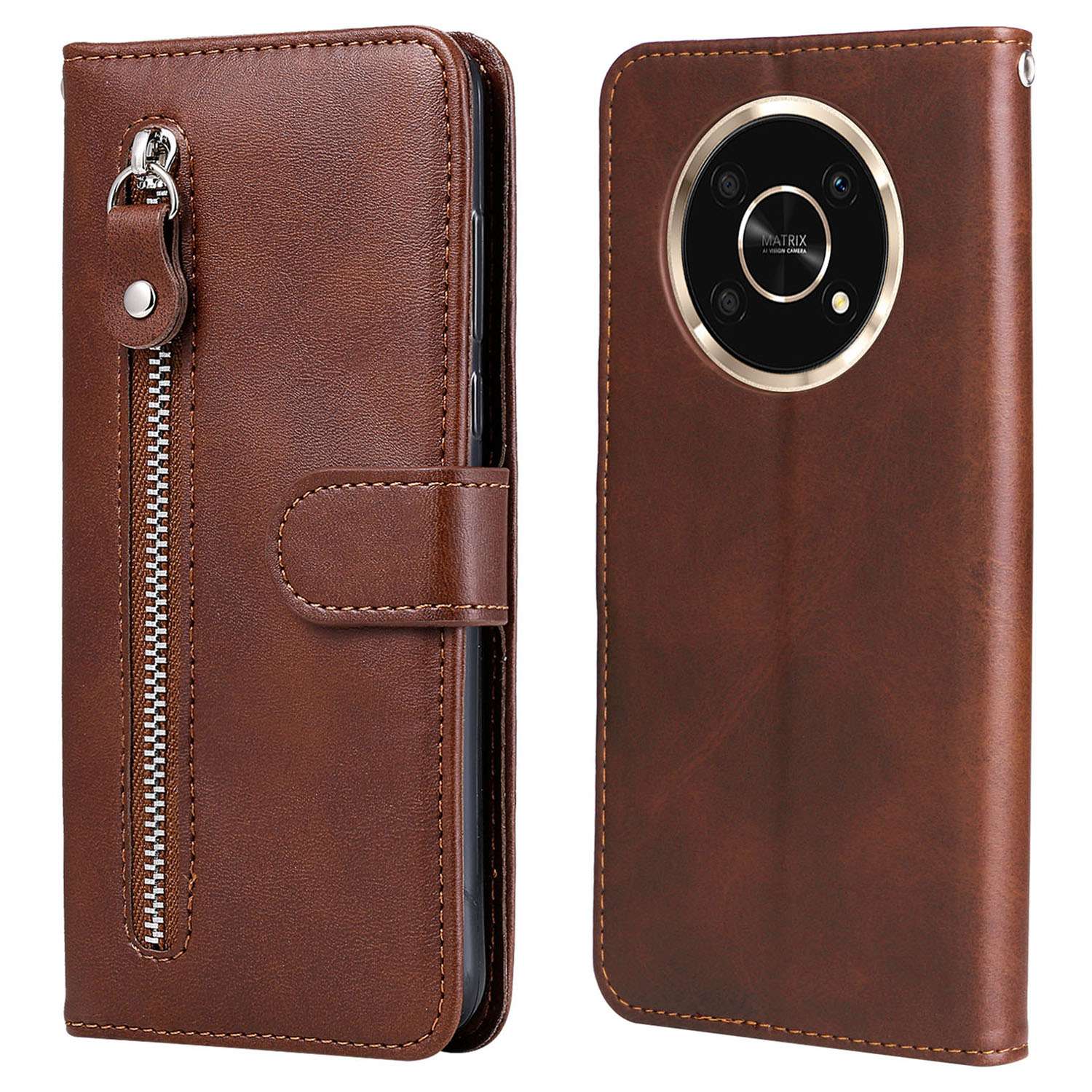 Für Ehren X9 4G/5G/X30/Magic4 Lite 5G/4G Außen Reißverschlusspocket PU Leder Brieftaschenabdeckung Kratzerresistente Handy-schutzhülle - Braun, Honor X9 4G
Für Ehren X9 4G/5G/X30/Magic4 Lite 5G/4G Außen Reißverschlusspocket PU Leder Brieftaschenabdeckung Kratzerresistente Handy-schutzhülle - Braun, Honor X9 4G