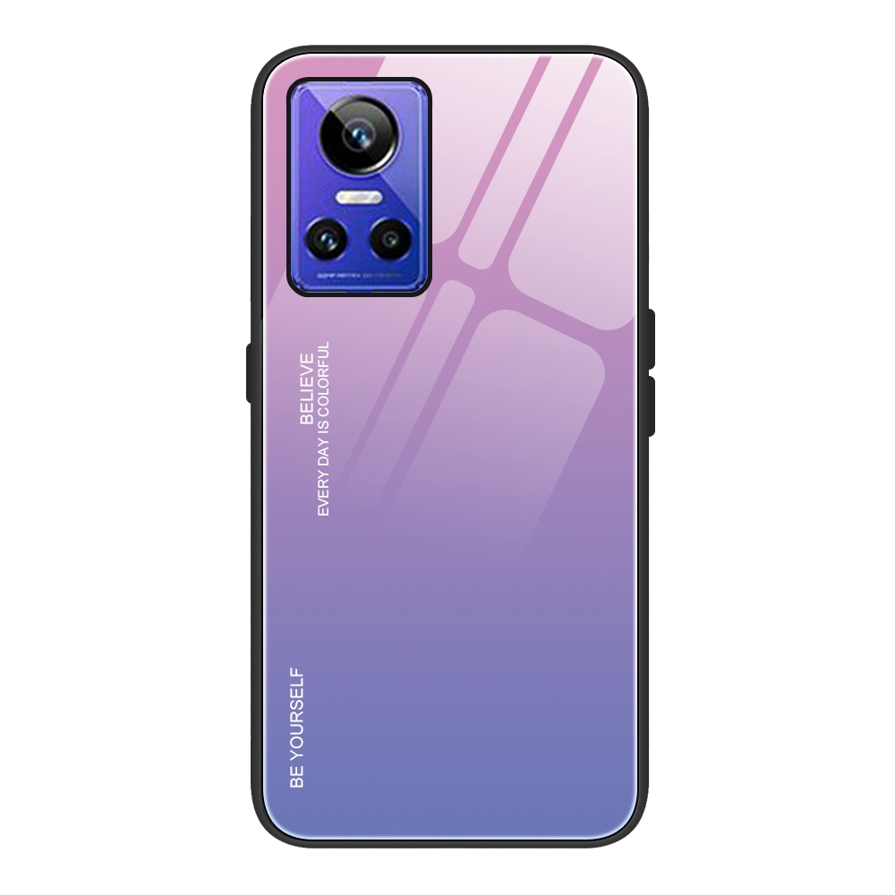 Für Realme GT Neo3 5G Stylish Tempered Glass + PC + TPU Phone Anti-scratch Cover Gradient Color Design Protective Case - Pink Lila, Realme GT Neo3
Für Realme GT Neo3 5G Stylish Tempered Glass + PC + TPU Phone Anti-scratch Cover Gradient Color Design Protective Case - Pink Lila, Realme GT Neo3