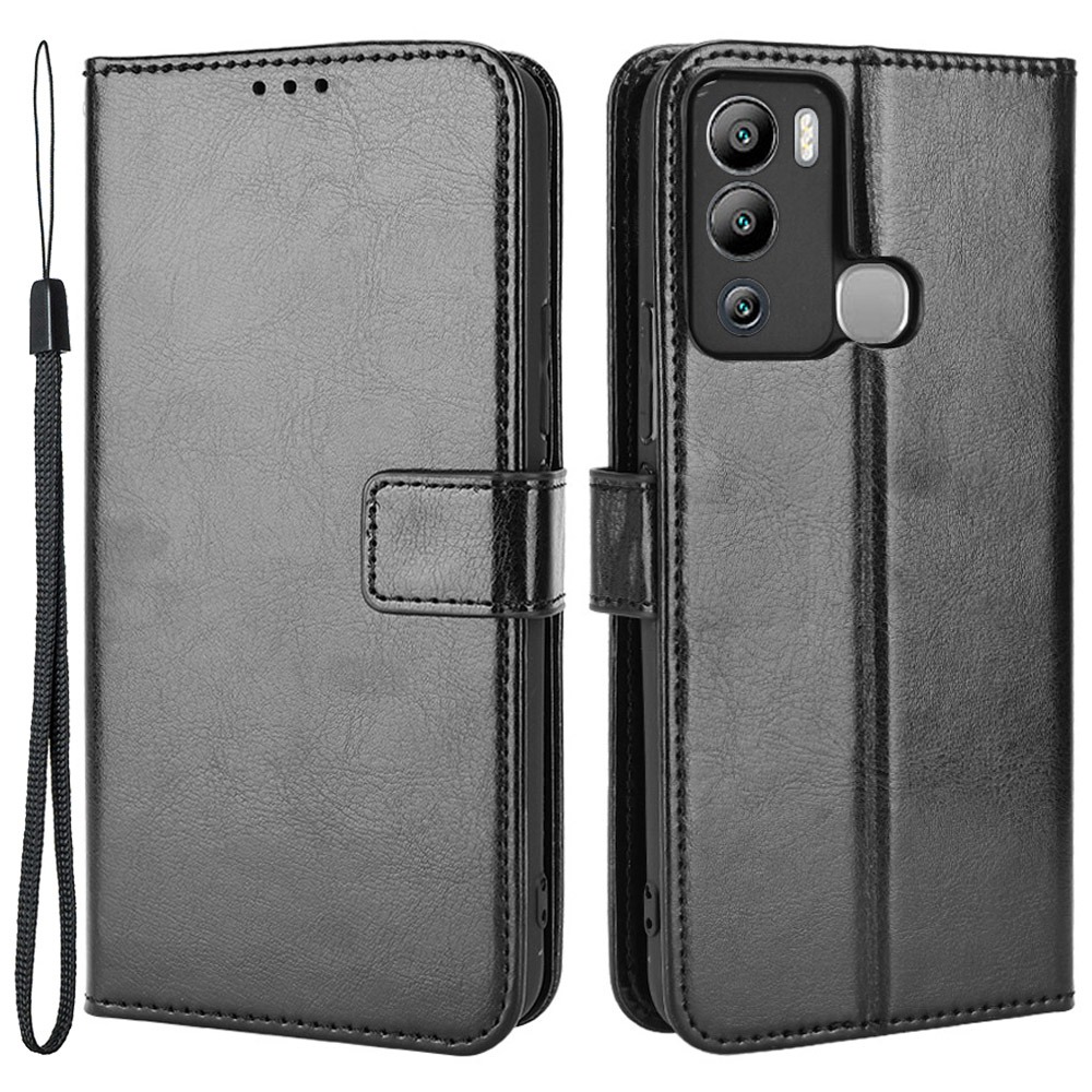 Crazy Horse Texture Stand Wallet Hülle Für Infinix Hot 12i 4G, Magnetische Verschluss PU Leder Schutz Telefonabdeckung - Schwarz, Infinix Hot 12i 4G
Crazy Horse Texture Stand Wallet Hülle Für Infinix Hot 12i 4G, Magnetische Verschluss PU Leder Schutz Telefonabdeckung - Schwarz, Infinix Hot 12i 4G
