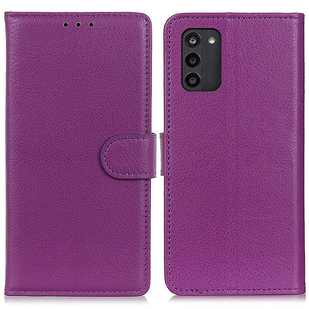 Für Nokia G100 Antiball Litchi Textur Wallet Flip Hülle PU Leder Telefon Schutzschutzstand - Violett, Nokia G100
Für Nokia G100 Antiball Litchi Textur Wallet Flip Hülle PU Leder Telefon Schutzschutzstand - Violett, Nokia G100