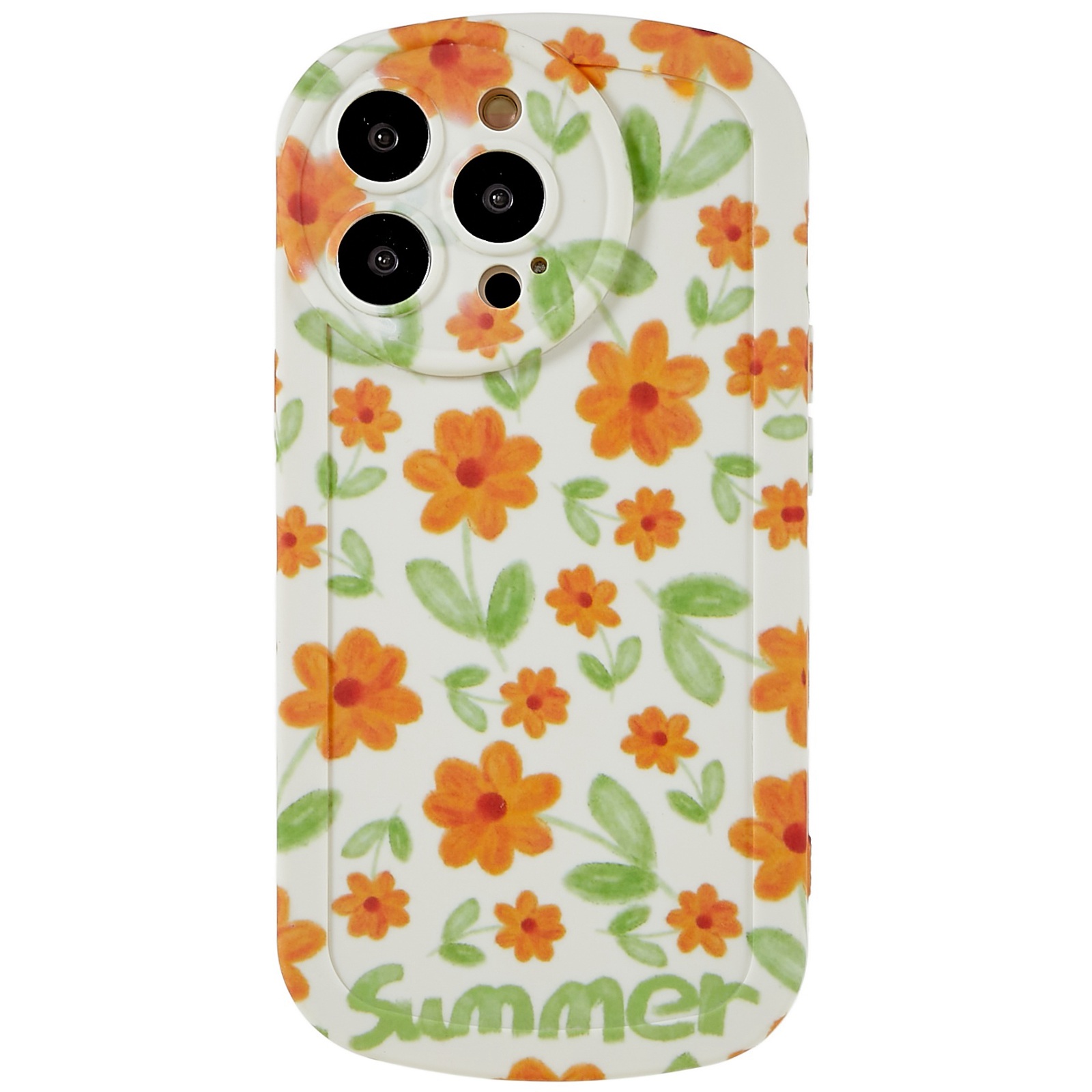 For iPhone 13 Pro Max 6.7 inch Anti-wear Soft TPU Protective Case Oval Design Flower Water Transfer Printing Cover - Orange / Green Flower, iPhone 13 Pro Max
For iPhone 13 Pro Max 6.7 inch Anti-wear Soft TPU Protective Case Oval Design Flower Water Transfer Printing Cover - Orange / Green Flower, iPhone 13 Pro Max