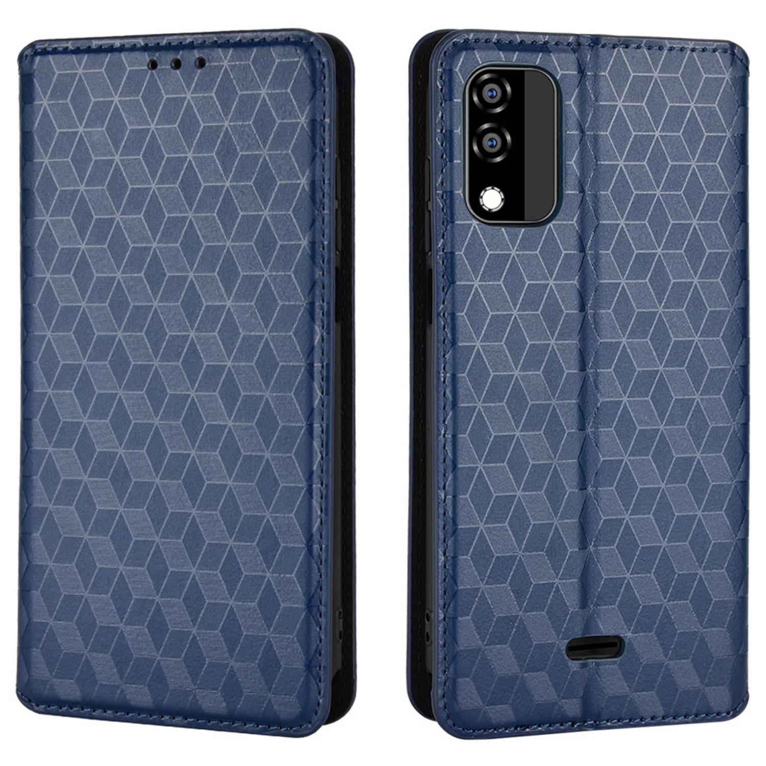 Für Blu C5 Max (2022) Rhombusabdruck PU Leder Drop-proof-hülle Magnetische Adsorption Telefonständer Brieftasche Abdeckung - Blau, BLU C5 Max
Für Blu C5 Max (2022) Rhombusabdruck PU Leder Drop-proof-hülle Magnetische Adsorption Telefonständer Brieftasche Abdeckung - Blau, BLU C5 Max