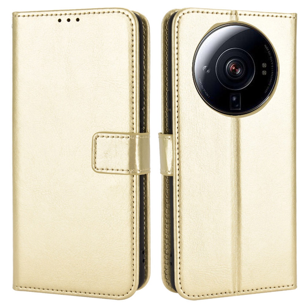 Für Xiaomi 12s Ultra 5G Stand Wallet Wective Case Anti-wear Anti-drop Crazy Horse Textur pu Leder Shell - Gold, Xiaomi 12S Ultra 5G
Für Xiaomi 12s Ultra 5G Stand Wallet Wective Case Anti-wear Anti-drop Crazy Horse Textur pu Leder Shell - Gold, Xiaomi 12S Ultra 5G